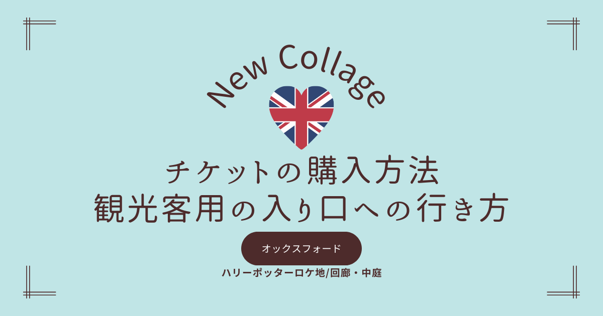 ニューカレッジ　入り口への行き方
