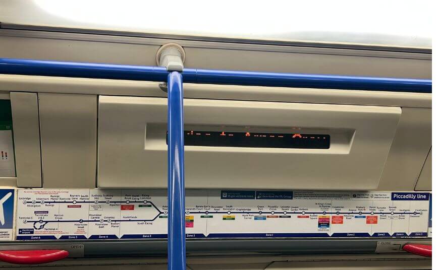 ピカデリー線路線図